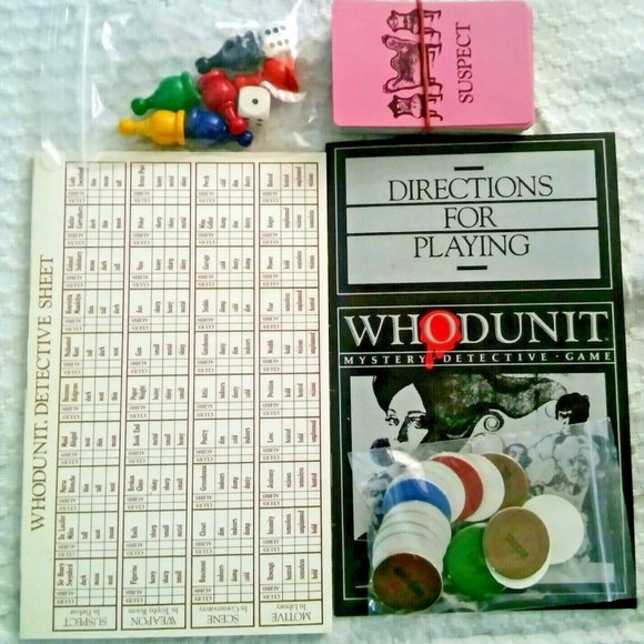 Vintage Whodunit-Mystery Detective Game, Complete 1985 - Picture 4 of 8